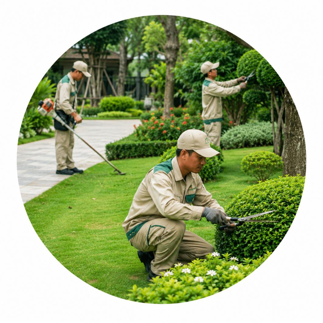 Chăm sóc và bảo dưỡng cảnh quan